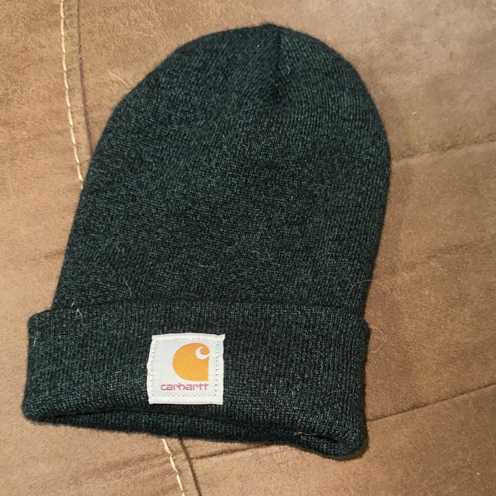 Carhartt Green black beanie